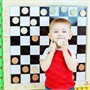 Настенная игра "2 в 1 Шашки + шахматы" «Умничка» 1327588734