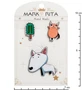 MR- 74 Н-р брошей с цанговым зажимом бабочка «Кот и пес» Mark Rita 1749923497