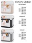 Соединительная планка для барьеров LINEAR Amarobaby Fix, 160 см. AB24-6FIX/00-160