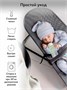 Детский шезлонг Amarobaby, Baby time, серый AB21-25BT/11