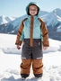 Комбинезон детский зимний Amarobaby Active, голубой AB-OD25-6202ACT/19-104