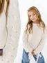 Свитер для девочки Amarobaby KNIT Wear, белый AB-OD21-KNITW2602/00-128