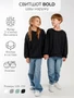 Свитшот детский Amarobaby Bold, черный AB-OD23-28B/09-128