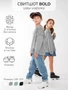 Свитшот детский Amarobaby Bold, серый AB-OD23-28B/11-128