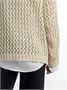 Свитер для девочки Amarobaby KNIT Trend, молочный AB-OD21-KNITT2602/33-128