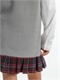 Жилет для девочки Amarobaby KNIT Long, серый AB-OD21-KNITL10/11-122