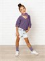 Свитер для девочки Amarobaby KNIT, сиреневый AB-OD21-KNIT2601/17-122