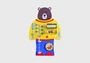 Бизиборд сказка "Медведь Косолапый" Romsens 1308527179