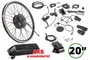 Мотор-колесо (комплект) Gelbert 36V 350W LCD 20" передний + АКБ 36V 10Ah (HL) 773848253