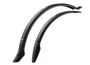 Комплект полноразмерных крыльев SKS Velo-55 CROSS SET 28" черные пластик 55мм 1986736140