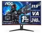 Монитор AOC C32G2ZE 31.5-inch черный 755809362