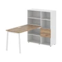 Стол-стеллаж EDIS L ELRST 1113, дуб денвер светлый/белый, 1790х1120х1355 мм 979578876