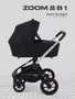 Коляска 2 в 1 Mowbaby Zoom Silver 2025 black 402752596