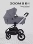 Коляска 2 в 1 Mowbaby Zoom Silver 2025 grey 415938030
