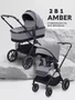 Коляска 2 в 1 Mowbaby Amber Grey 1215644432
