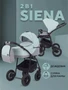 Коляска 2 в 1 Rant Siena 2024 10 серый-ментоловый 909898163