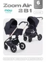 Коляска 2 в 1 Mowbaby Zoom Air Gold Black 1763156343