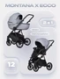 Коляска 2 в 1 Riko Basic Montana X Ecco 23 Grey 1420141841