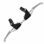 Ручки тормоза CLARKS CLK2B V-brake/кантилев., 2-пальца, алюм., черно-серебристые (3-272) 1780152852