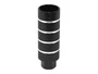 Пеги BMX CHISMAN CM-D18 38х110мм 3/8*26T,насечка, алюм.сплав 6061 черный\серебристый 1630880606