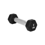 Гантель гексагональная STARFIT DB-301PRO 1 кг, обрезиненная, черный 1951935974