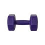 Гантель гексагональная Basefit DB-305 2 кг, пластиковый, фиолетовый, 2 шт. 362273888