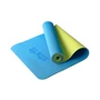Коврик для йоги и фитнеса STARFIT FM-201 TPE, 0,4 см, 183x61 см, синий/лайм 1094001716