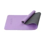 Коврик для йоги и фитнеса STARFIT FM-201 TPE, 0,6 см, 183x61 см, фиолетовый пастель/серый 1039595955