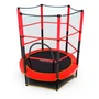 Батут DFC TRAMPOLINE-RED 55 дюймов с сеткой 1207780411