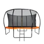 Батут DFC KENGOO II 14ft внутр.сетка, лестница, оранж/черн (427см) (два короба) 1724833189