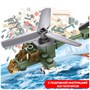 Конструктор Bondibon Военный Десант 3676 2в1 Вертолет 26 деталей (арт. ВВ3676) 1652556671