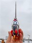 Ёлочное украшение "Космос. Ракета"., в подарочной упаковке, h-11 см 835305392